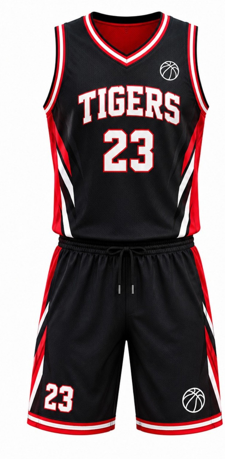 Basketball Court Uniform front view