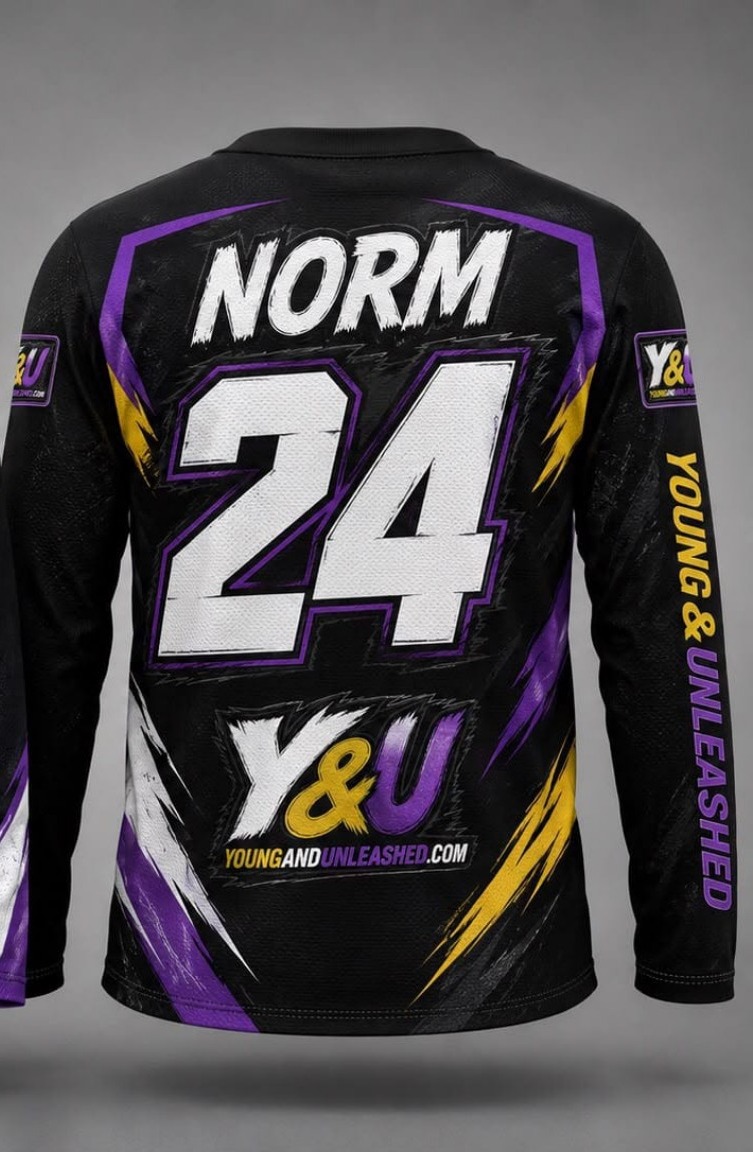 Moto / Team Long Sleeve Jersey back view